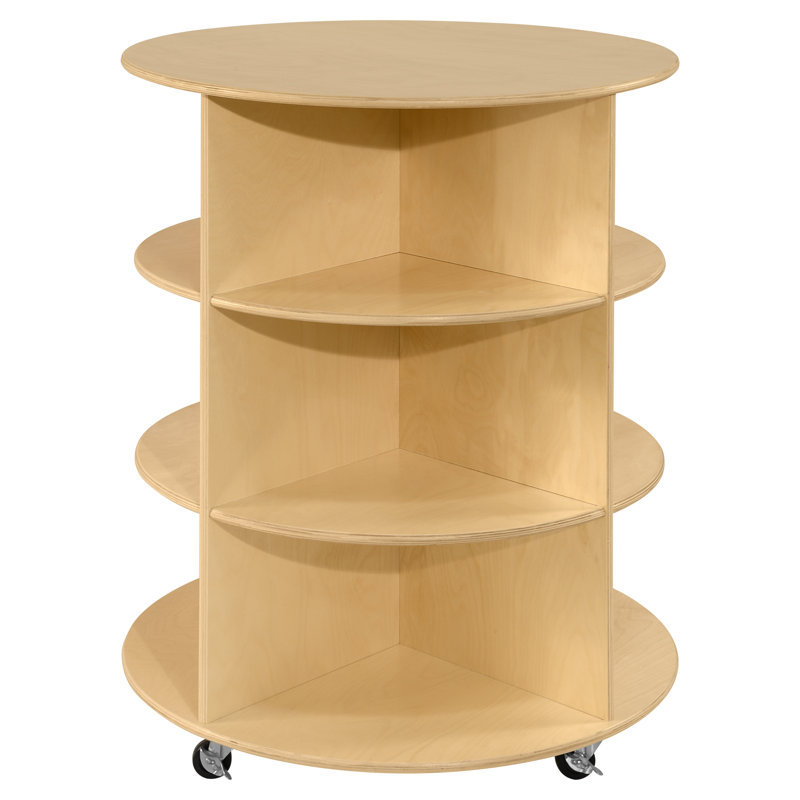 Unité de rangement circulaire, H 38 po x l 29,5 po x P 29,5 po