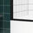 Aluminum Frame Double Sliding Bathtub Screen, 1/4"  6Mm  Tempered Glass, Black Hardware, Handle Design, Reversible Setup, Waterproof Bathroom Door 56 - 60"X58" With Thickened Aluminium Frame, Crash-124993913