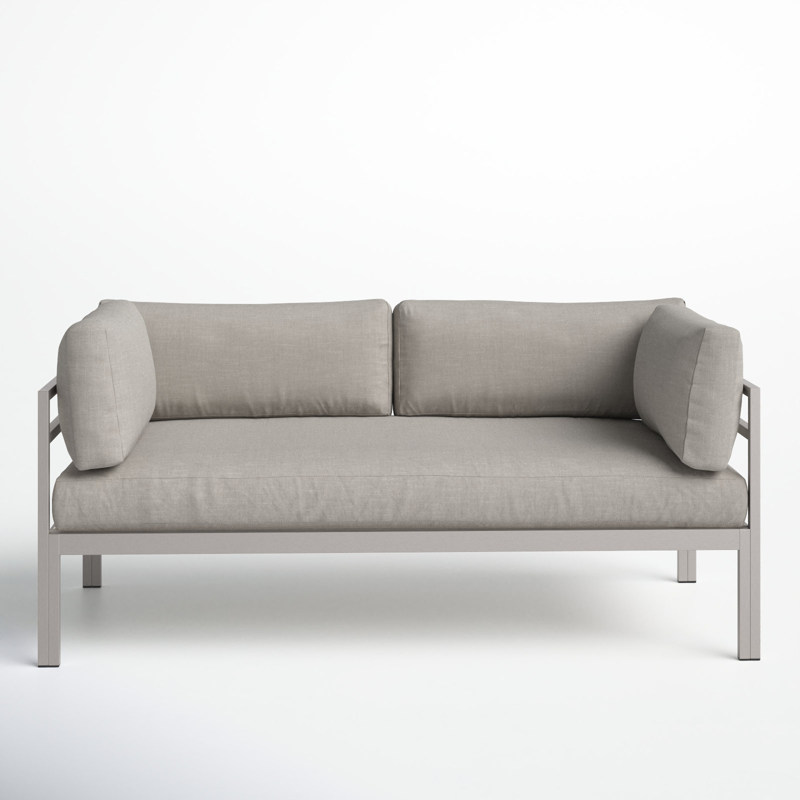 Novae 65" Patio Sofa, Gray