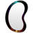 Chakra First Movement Meditation - Abstract Geometric 3D Shapes Irregular Modern Large Wall Mirror-2023054253
