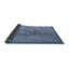 Laine tissée à la machine à motifs géométriques et polyester bleu marine Tapis décoratif-1405046682