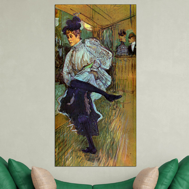 Henri De Toulouse-Lautrec - Wrapped Canvas Painting, 140cm H x 70cm W x 1.8cm D