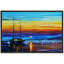 Océan côtier au coucher du soleil, impressions sur toile pour salon, chambre à coucher, décor M17-104074393-104074397