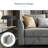 Nikitas 3-Piece Polyester Blend Sofa Set-846463754