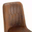 Ensemble de table et de chaises. Table de salle à manger rectangulaire de style industriel de couleur noyer - 71 po x 39,3 po. Grande taille. 8 chaises en daim brun.