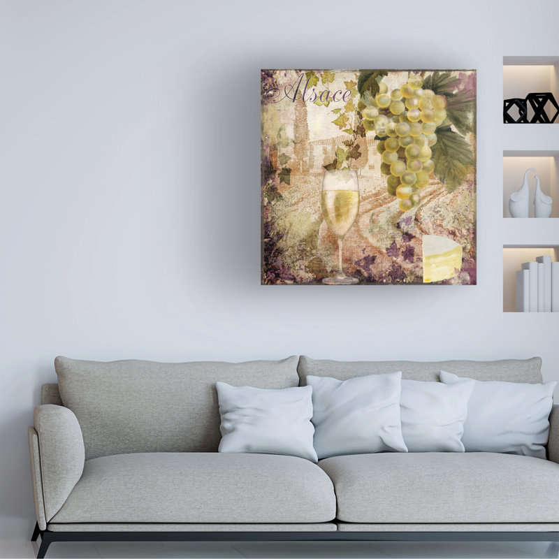 Art sur toile «Bachelor Sasha Wine Country I», H 35 po x l 35 po