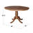 Gadmann Pedestal Extendable Solid Wood Dining Set-81371314-110887677