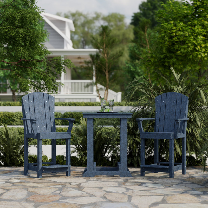 Heritage 3-Piece Patio Set, Patriot Blue