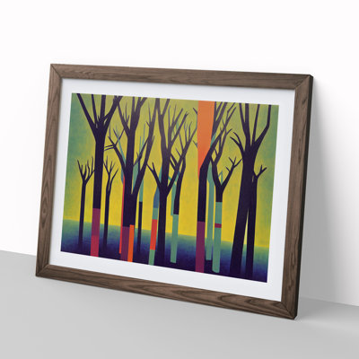 Tantalizing Summer Forest Abstract - Single Picture Frame Print
