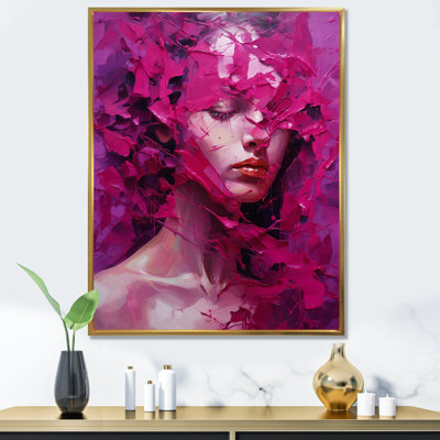 " Surreal Magenta Woman Fusion "
