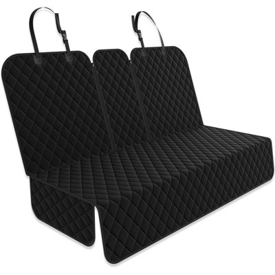 Dog Car Seat Cover for Back Seat, Car Seat Cover 60/40 Split Bench for Family Car, Compact SUV, MPV - Standard - 53" W