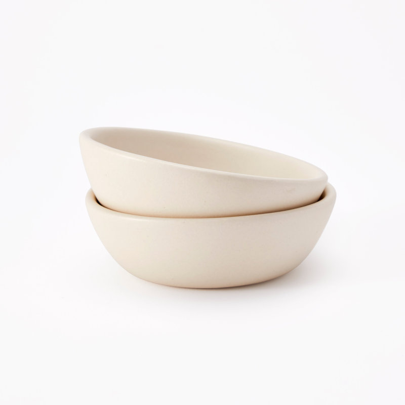 Alicia Bowl - Set of 2, Raw Noir