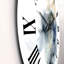 Horloge murale moderne paysage minimaliste de montagnes avec lune-60186956
