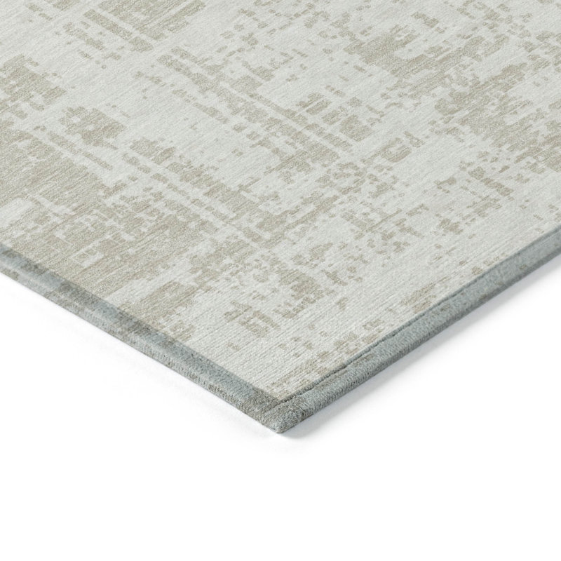 Malek Indoor/Outdoor Area Rug with Non-Slip Backing, Round 8'