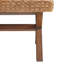Banc tissé en jacinthe d'eau