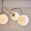 Aaliyah Glass Semi Flush Mount