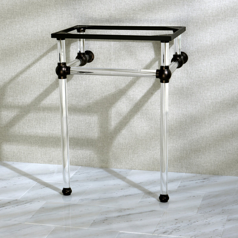 Kingston Brass Templeton Acrylic Console Sink Legs, Oil Rubbed Bronze