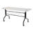 Resin Multipurpose Flip Training Table With Locking Casters For Home And Office, 5 Feet