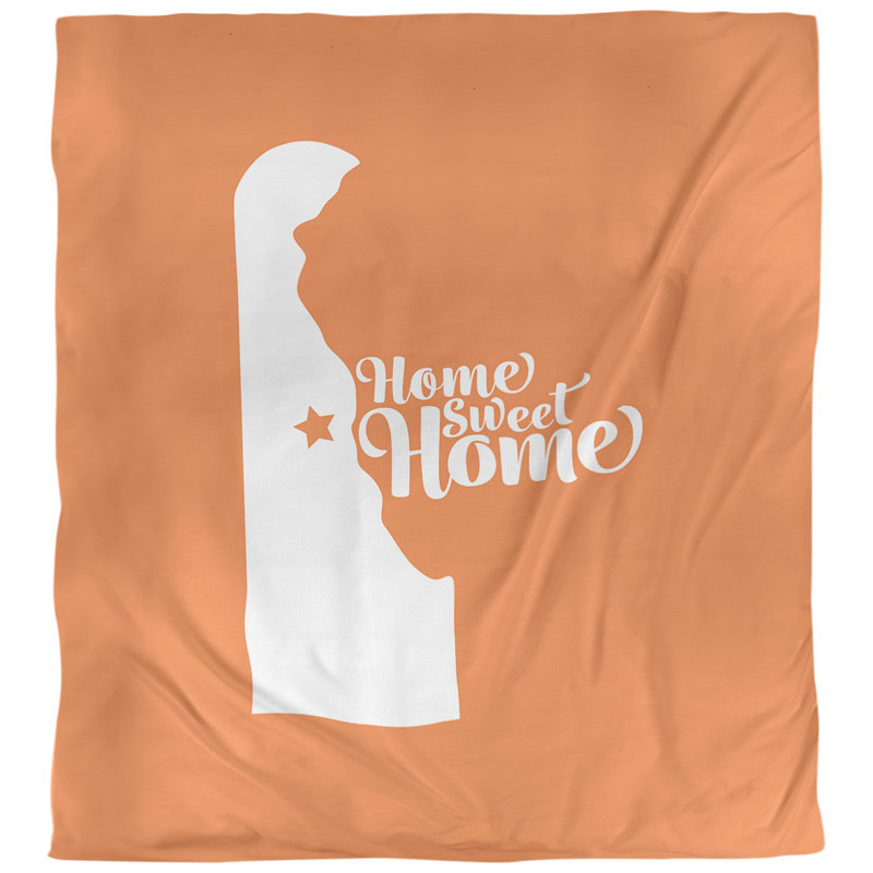 Housse de couette dover doux, Housse de couette simple TG, Orange, Microfibre