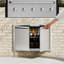 Porte de cuisine extérieure pour îlot de barbecue 30 po x 21 po VEVOR Acier inoxydable