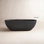 65" Freestanding Solid Surface Soaking Bathtub