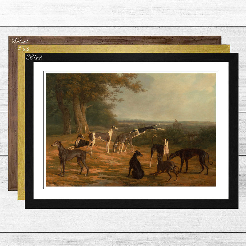 Jacques-Laurent Agasse - Single Picture Frame Painting, Walnut