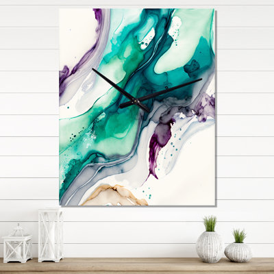 Jeresiah - Abstract Liquid Ink Wall Clocks