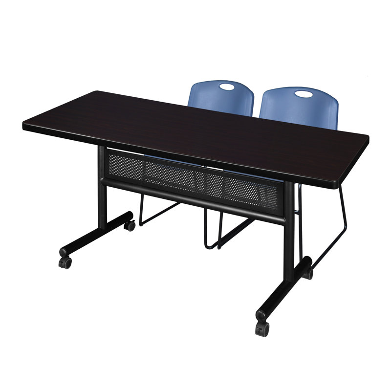 Table de formation Kobe, Bleu, H 29 po x L 72 po x l 30 po, Érable
