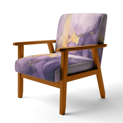 Berdahl Marble Upholstered Armchair
