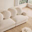 Canapé modulaire confortable en chenille Comfy, canapé 4 places profond avec 6 coussins décoratifs, repose-pieds mobile, structure en bois massif pour le salon, la chambre à coucher et l’appartement-2138411314-2138411337