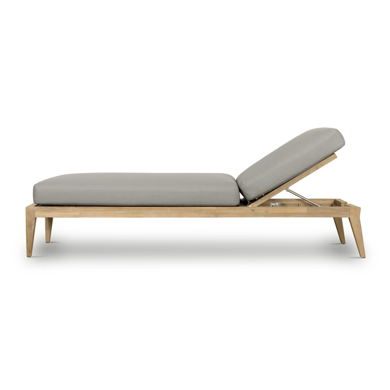 Cameron 78" Long Reclining Single Chaise with Cushions