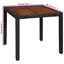 Kaelyn 4 - Person Acacia Solid Wood Patio Dining Set Square Table