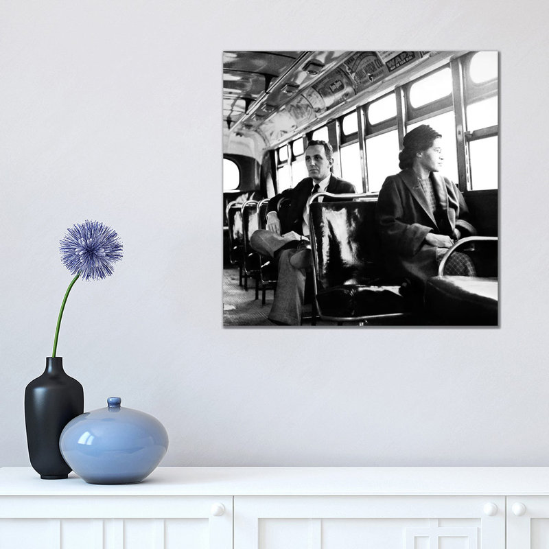 Rosa Parks (1913-2005) - Wrapped Canvas Print, 45.72 cm H x 45.72 cm W x 3.175 cm D