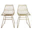 45.72cm H Metal Slat Back Side Chair-983101296