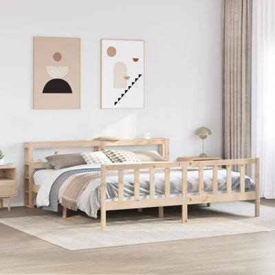 Bossier Solid Wood Storage Bed