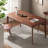 Nordic-style minimalist dining table