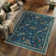 Goldene Animal & Insect Machine Washable Area Rugs with Non-Slip Backing for Living Room, Dining Room, Bedroom