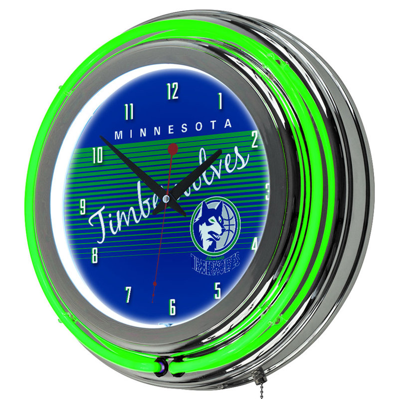 NBA Wall Clock, Minnesota Timberwolves