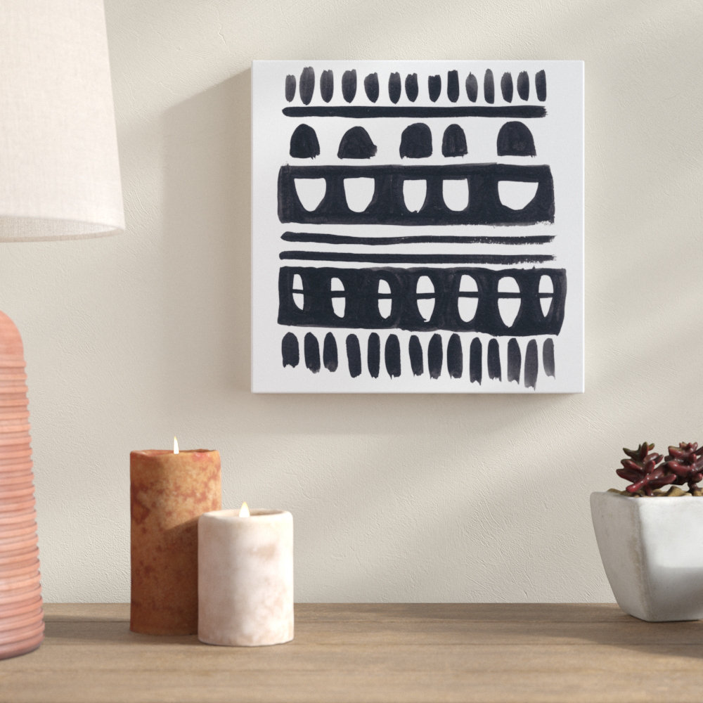 'Weft IV' Painting on Canvas Ebern Designs 