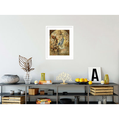 La Vierge, femme de l'Apocalypse par Peter Paul Rubens, impression giclée encadrée