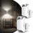 White Chrome Cylinder Plug-In Dimmable Night Light 5000K
