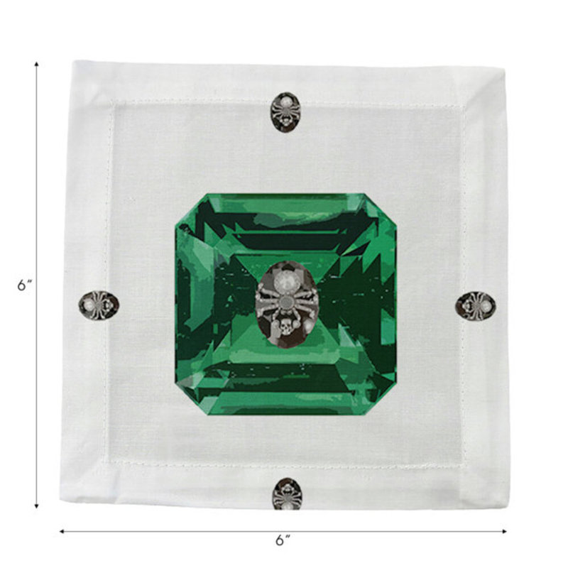 Square Napkins, White