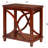 Solid Wood Rectangle Decorative Console Table, Table With X-design Design
