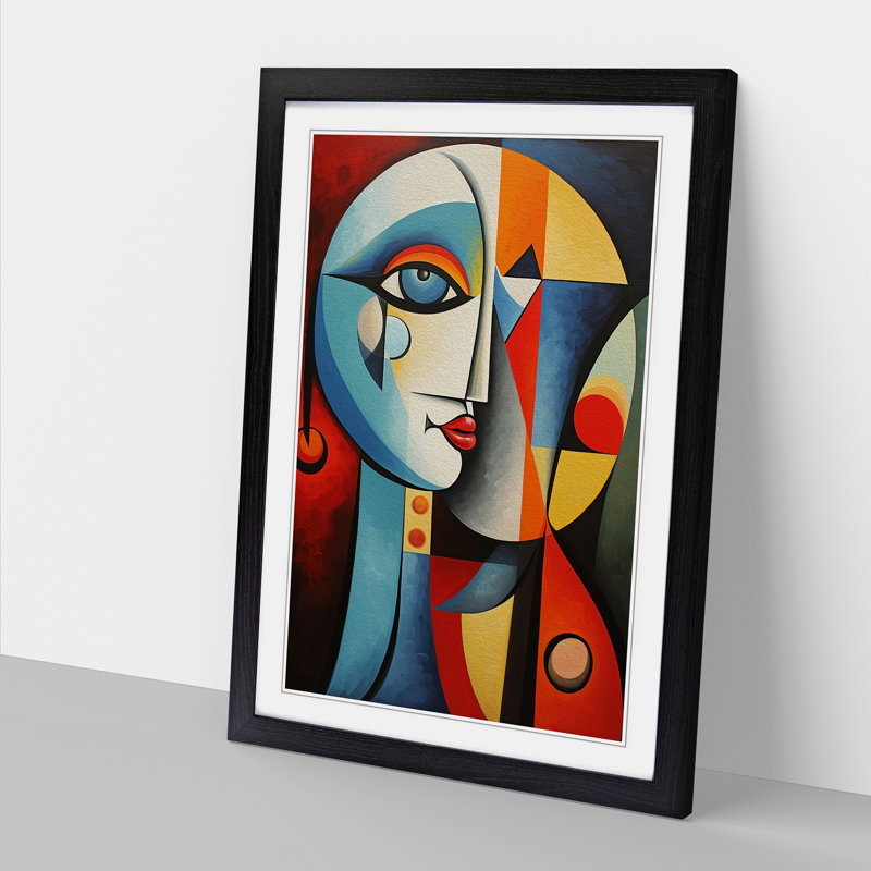 Pablo Picasso No.3 Framed Print, Black Framed, 64cm H x 46cm W x 2cm D