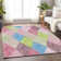 Premium Machine Washable Prisco Pink Rug