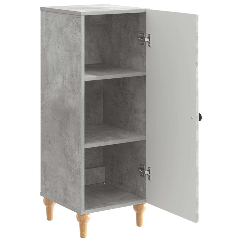 33cm Sideboard, Concrete Grey