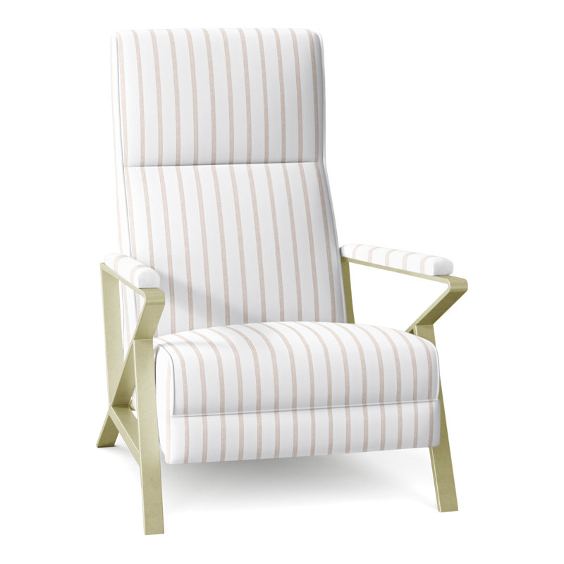 Infinity 28.25" Wide Manual Standard Recliner, Brushed Brass, Perigold Mixi Linen