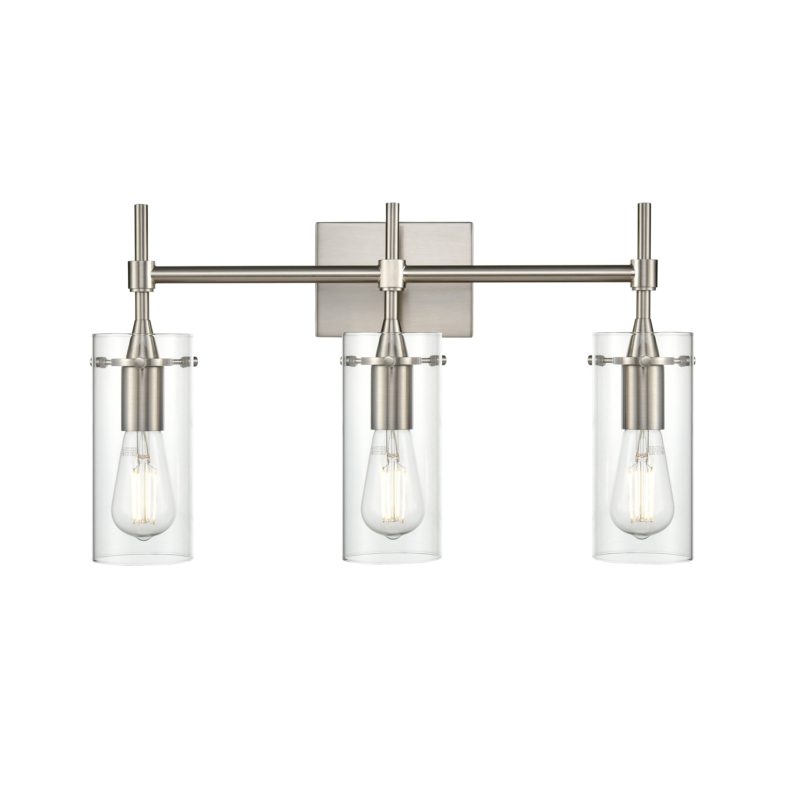 TRUE FINE 24 in. 3-Light Brushed Nickel Modern/Contemporary LED