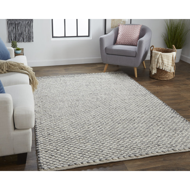 Tapis rectangulaire en laine Bohumil, Rectangle 9 pi 6 po x 13 pi 6 po