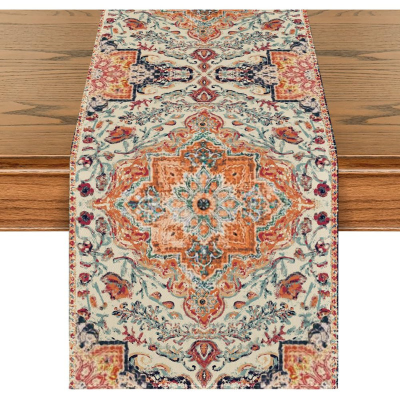 Chemin de table Boho Bohemia Orange